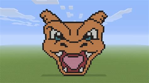 Minecraft Pixel Art Charizard Pokemon Head Youtube Hot Sex Picture