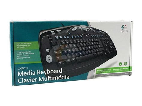 Logitech Media Keyboard 967415 0403 Black Keyboard