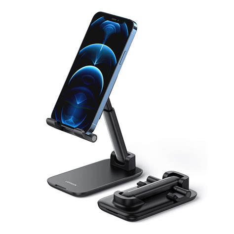 Ugreen Foldable Multi Angle Adjustable Phone Desktop Stand Black