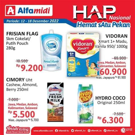 Katalog Promo Alfamidi Hemat Satu Pekan Periode Desember