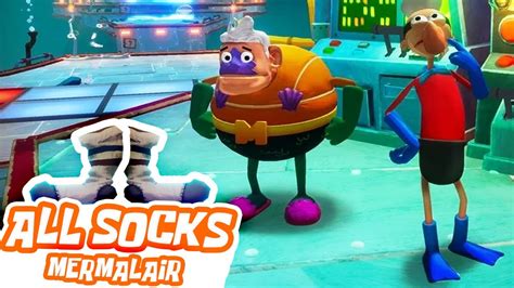 SpongeBob Battle For Bikini Bottom Rehydrated All Sock Locations Mermalair YouTube