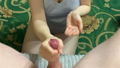 Redhead Bbw Gives A Quick Lubed Pov Handjob To A Lucky Guy With A Big Cock Xhamster