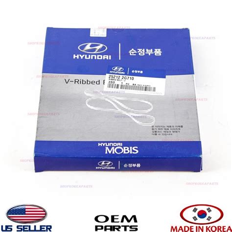 252122G710 Genuine Hyundai / KIA V-RIBBED BELT for sale online | eBay