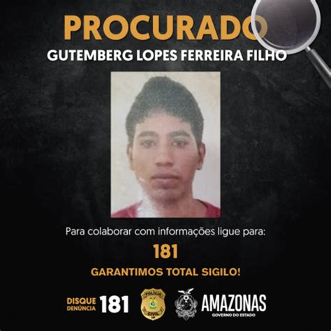 Polícia Solicita Ajuda Da População Para Localizar Autor De Homicídio Na Compensa