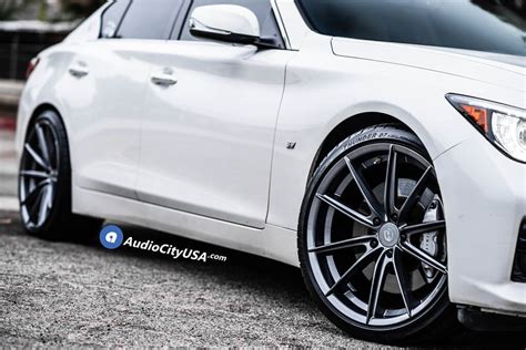 Staggered Curva Wheels C Gunmetal For Infiniti Q S