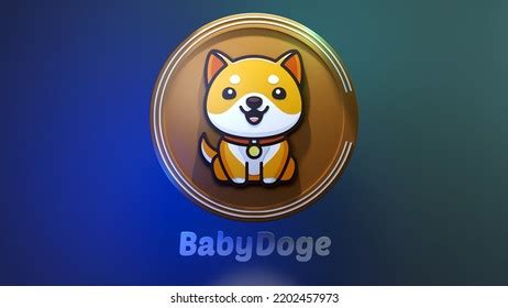 Baby Doge Logo Coin Font Frontal Stock Illustration 2202457973 | Shutterstock