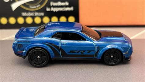 Машинка Базова Hot Wheels 18 Dodge Challenger SRT Demon Muscle Mania 1 64 HKJ54 Blue купити в