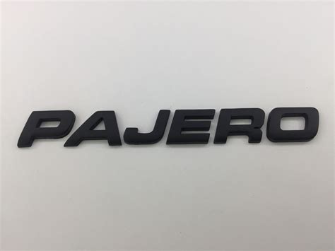 Pajero D Emblem Badge Letter Number Alphapet Logo Car Truck Ebay