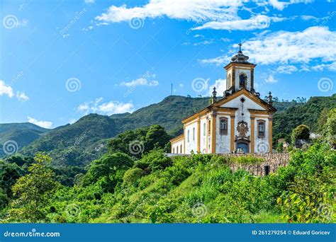 Ouro Preto Brazil The Church Squares And Streets Of The Tourist Town