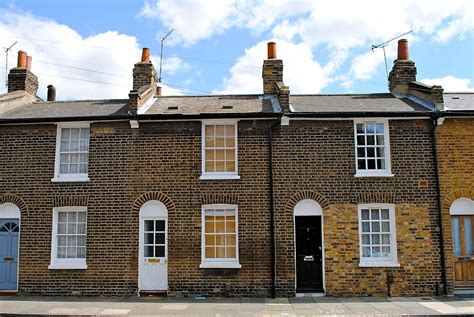 "Row houses . South London." by richard webb | Redbubble