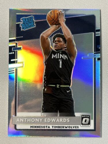 Donruss Optic Basketball Anthony Edwards Rated Rookie Holo