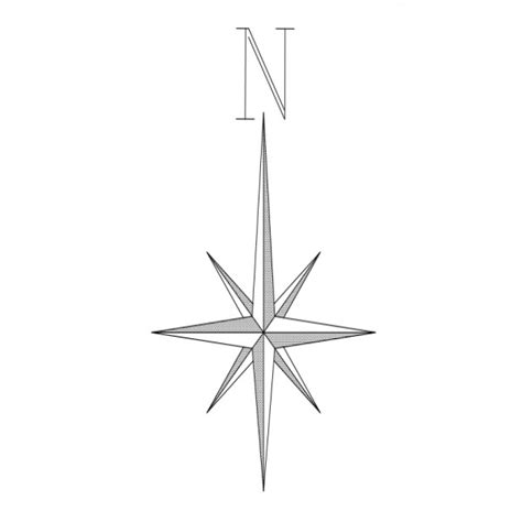 NORTH SYMBOL | FREE CADS