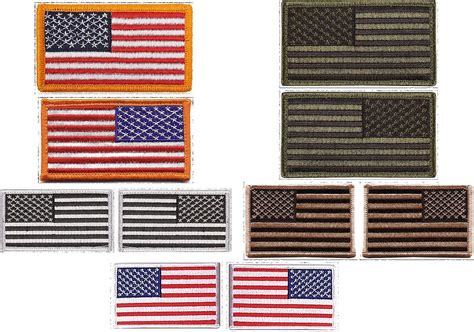 Iron On Sew On Military Patches 2 X 3 Embroidered Us Flag Patch