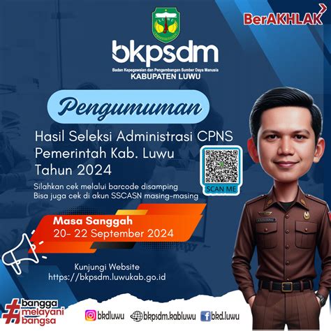 Pengumuman Hasil Seleksi Administrasi Pengadaan Cpns Di Lingkungan