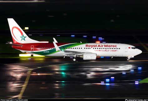 CN ROS Royal Air Maroc Boeing 737 8B6 WL Photo By Paul Buchroeder ID