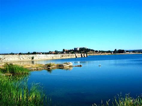 Presa romana del embalse de Proserpina Imágenes Vía de la Plata