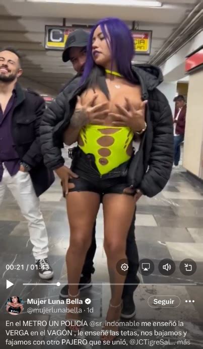 Actriz Exxxótica Mujer Luna Bella Causa Polémica Al Grabar Video NoPor