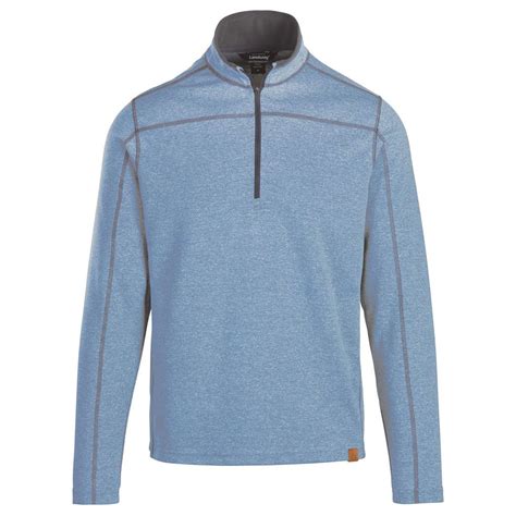 Landway Men S Heather Navy Basecamp Heather Quarter Zip Pullover