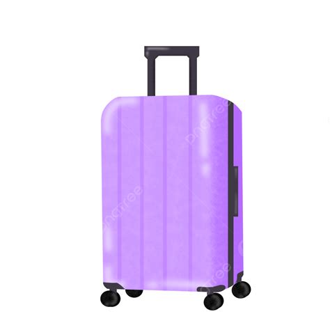 Purple Suitcase Luggage Suitcase Luggage Purple PNG Transparent