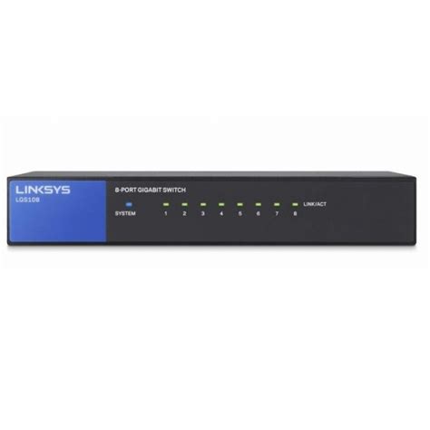 Port Business Desktop Gigabit Switch Linksys Lgs