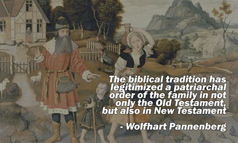 Wolfhart Pannenberg On Defeating Biblical Patriarchy The Postbarthian