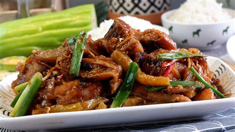 Super Yummy Fried Fish Bitter Gourd in Bean Sauce 苦瓜焖鱼 Chinese Stir