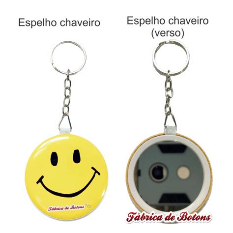 Chaveiro Espelho Personalizado Cm Elo Produtos Especiais