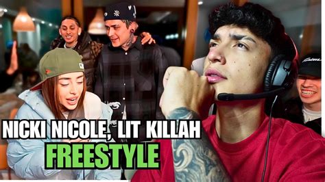 Nicki Nicole Reacci N Al Freestyle De Nicki Lit Killah Spreen