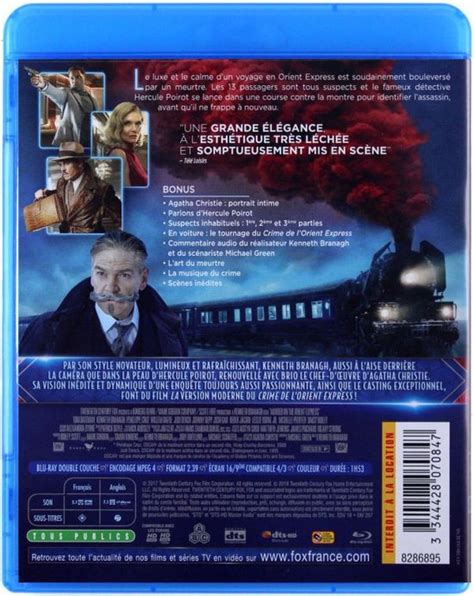 Murder On The Orient Express [blu Ray] Blu Ray Penélope Cruz Dvds