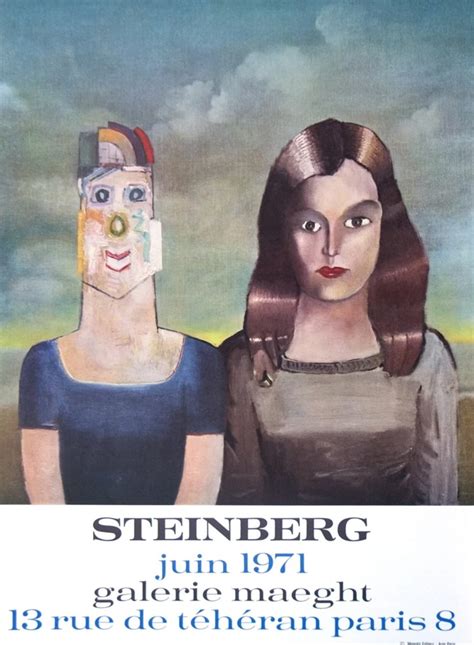 Shop Saul Steinberg Couple Original Vintage Poster Printed Originals