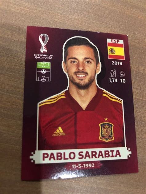 Wm Qatar Pablo Sarabia Esp Kaufen Auf Ricardo