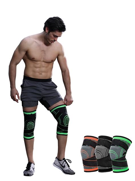 Joelheiras De Compress O Esportivas Masculinas Equipamento De Gin Stica