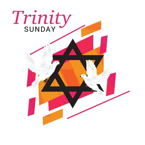 Vector illustration of a background for Trinity Sunday. 2181214 Vector ...