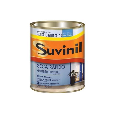 Tinta Esmalte Premium Brilhante Seca R Pido Marfim Ml Suvinil