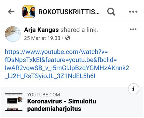 Kasvismafioso On Twitter Facebookin Rokotuskriittiset Ryhm On Suht