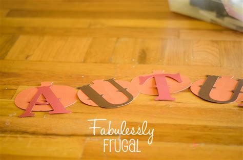 DIY Autumn Banner - Fabulessly Frugal