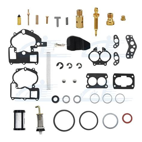 Carburetor Rebuild Kit For Mercruiser Marine 2 Barrel 3302 804844002 3 0 4 3 5 0 Ebay