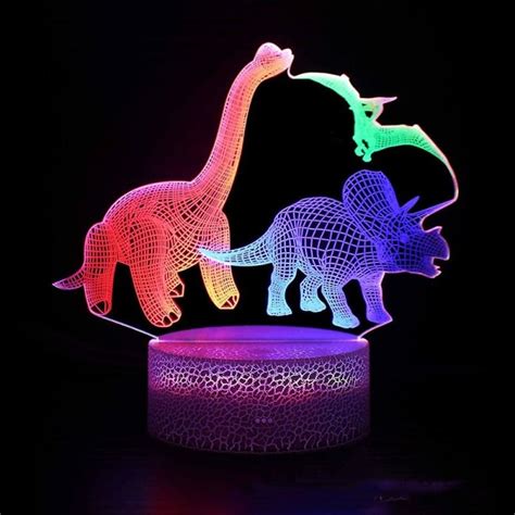 Dinosaur D Led Nattlampa Skrivbord Nattlampa Touch Fj Rrkontroll