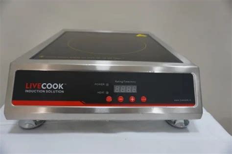 Black Equipment Type Gas Range Commercial Induction Cooker 3 5kw For