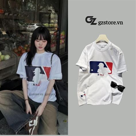 Áo Thun MLB Mẫu HOT Chất cotton cao cấp unisex nam nữ áo phông tay lỡ basic chính hãng FULL