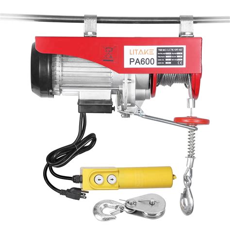 Whizmax Lbs Lift Electric Hoist Crane Remote Control Power System