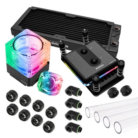 Barrow Composite Micro Jet Series Mm Rgb Hard Tube Watercooling Kit