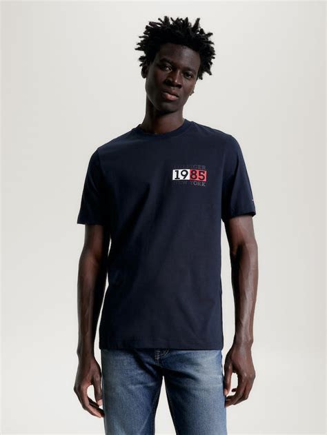 New York Logo Crew Neck T Shirt T Shirts Tommy Hilfiger