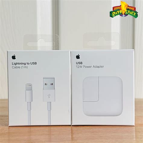 Adaptador De Pared Apple Usb 12W Cable Apple Lightning RayoShack