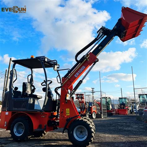 Everun CE Approved Er1000 900kg Small Telehandler With Pallet Forks