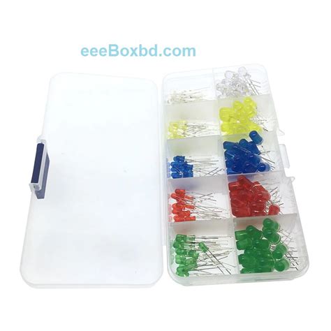 Led Kit With Box Mixed Color Pcs Lot Mm Mm Eee Box Bd Online