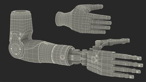 Deka Bionic Arm With Elbow 3D Model TurboSquid 2063834