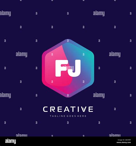 initial logo With Colorful template vector Stock Vector Image & Art - Alamy