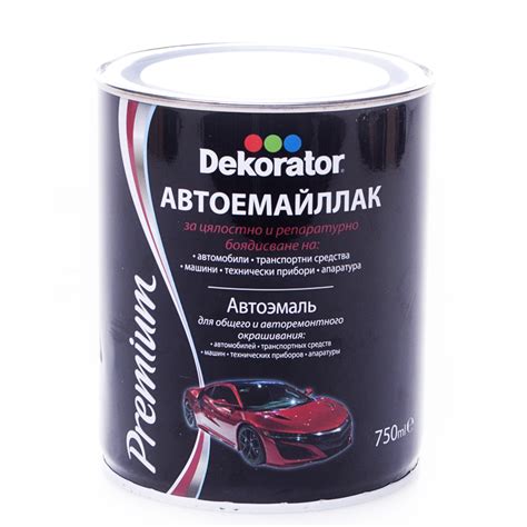 Эмаль автомобильная 750мл черная МЕГАХИМ ⋆ MASTERHAUS