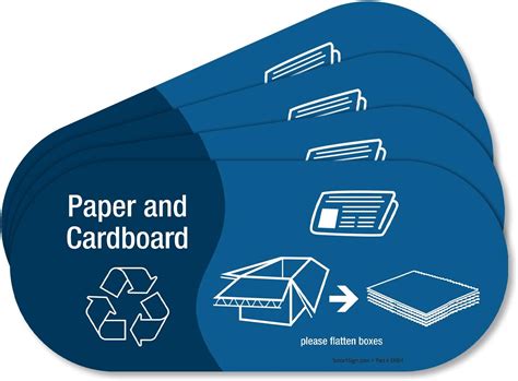 Smartsign Paper And Cardboard Please Flatten Boxes” Label 375 X